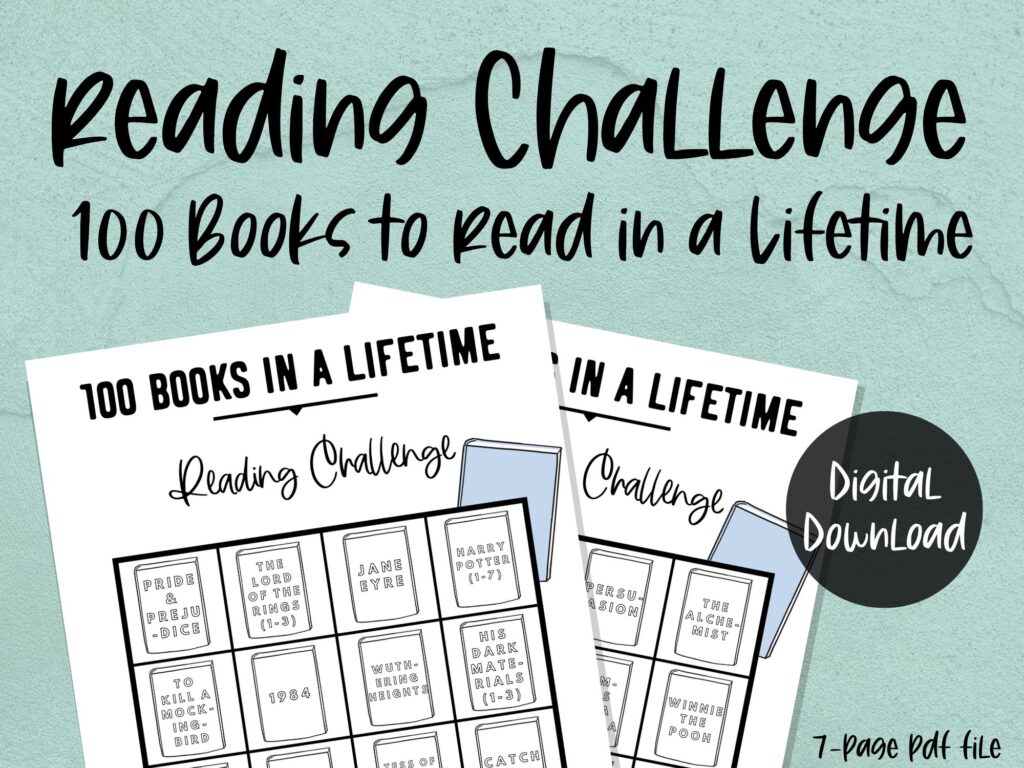 100 books to read in a lifetime reading challenge