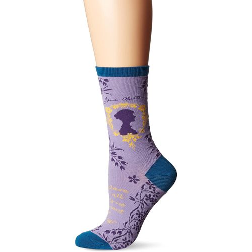 purple Jane Austen socks
