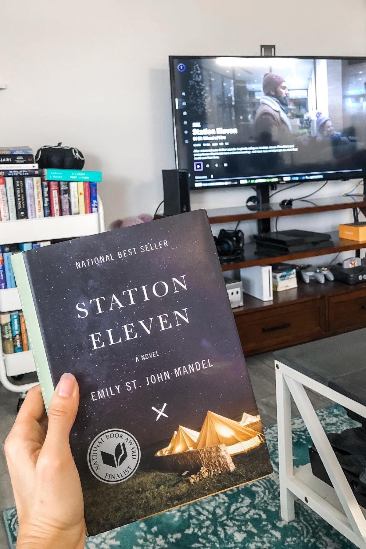 bookish activities for readers: watching a book to film adaptation at home