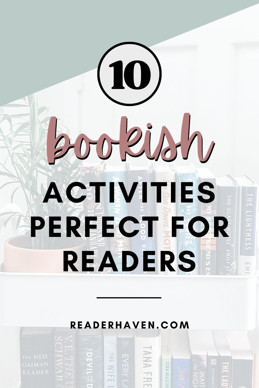 10 bookish activities for readers