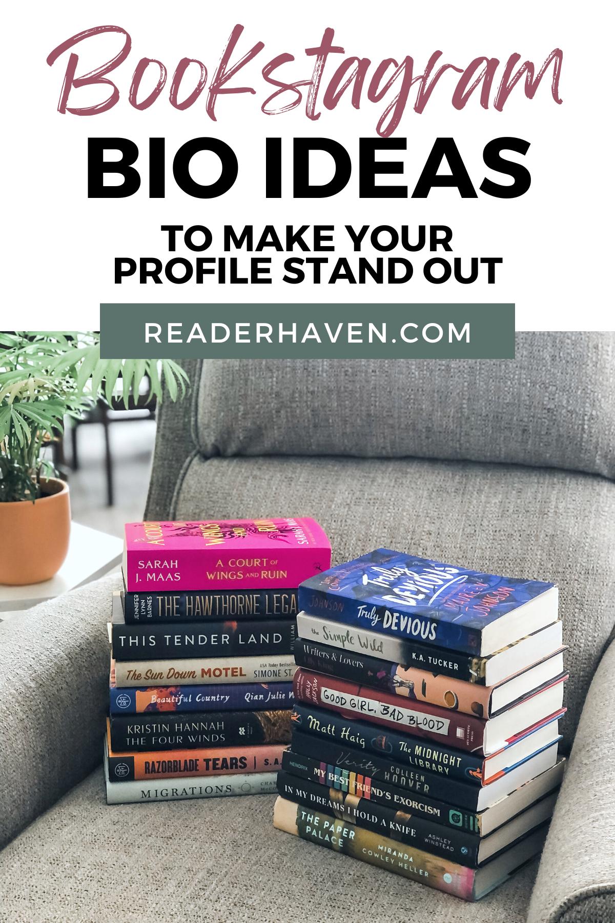 bookstagram bio ideas