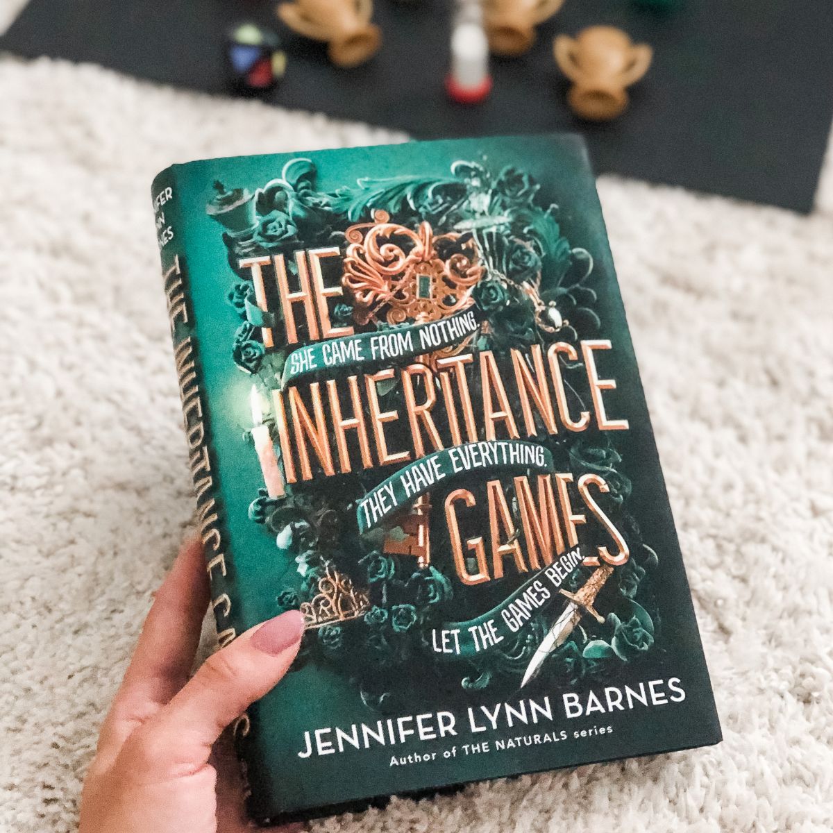 The Inheritance Games hardcover book