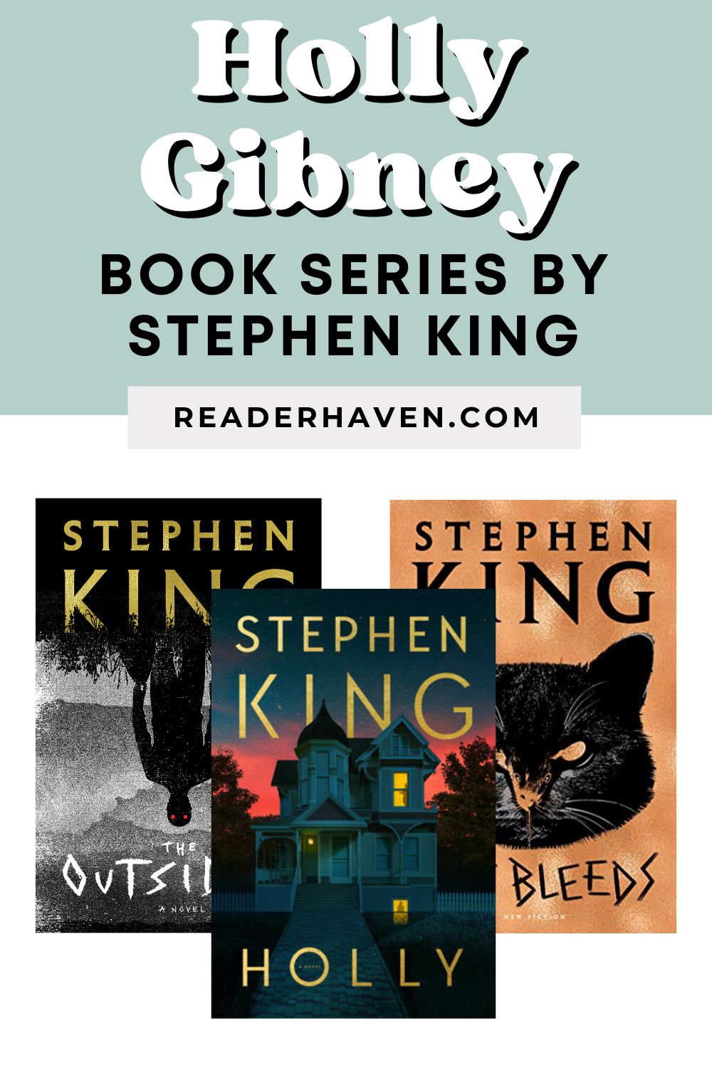 Holly Gibney book series by Stephen King