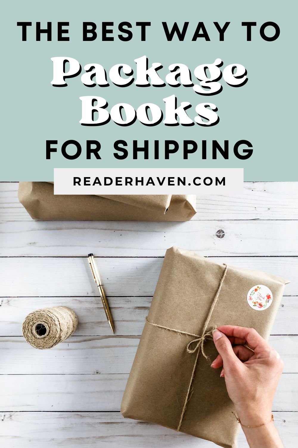 how to package books for shipping