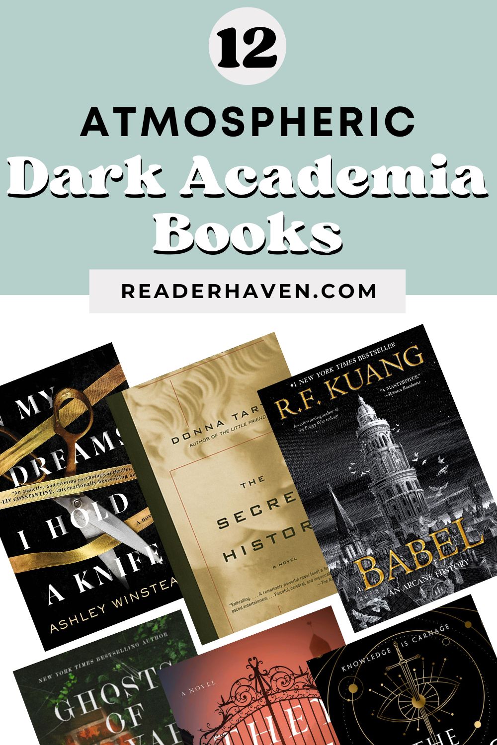 dark academia book covers