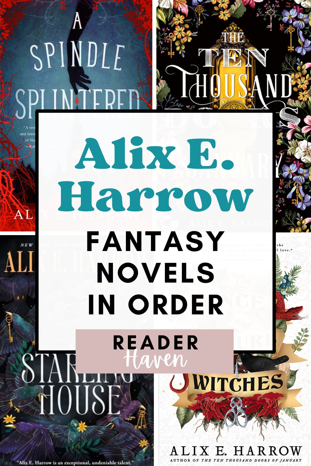 Alix E Harrow fantasy book covers