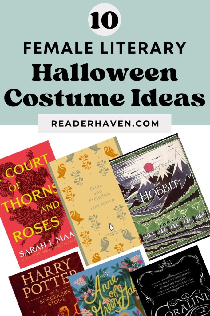 literary character Halloween costume ideas for women - book covers