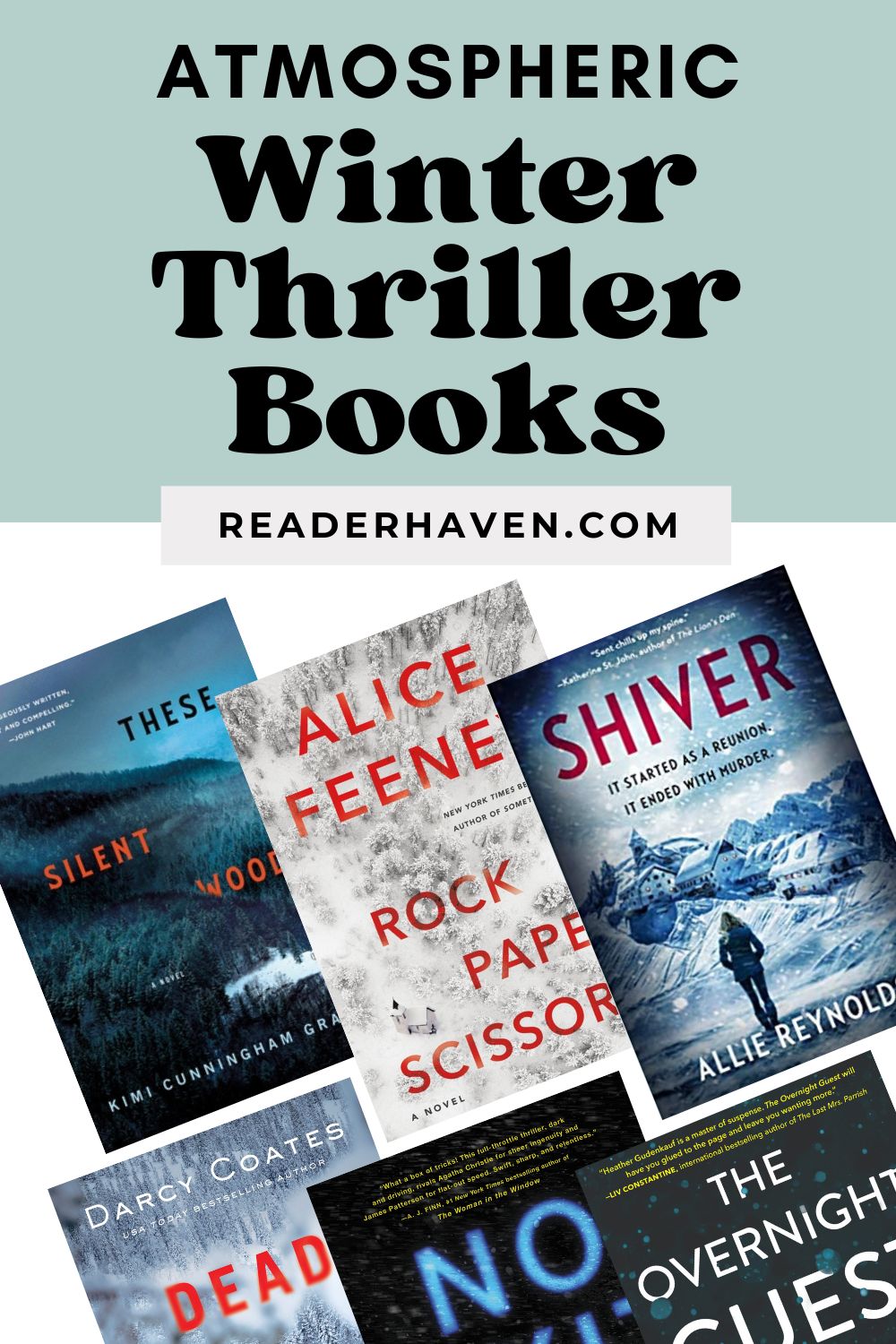 winter thriller book covers
