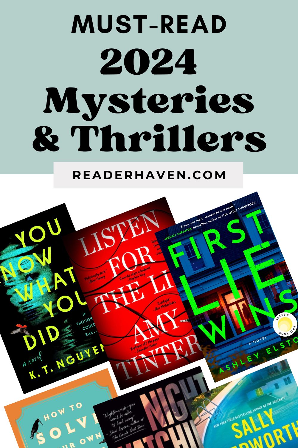 2024 thrillers and mystery book covers